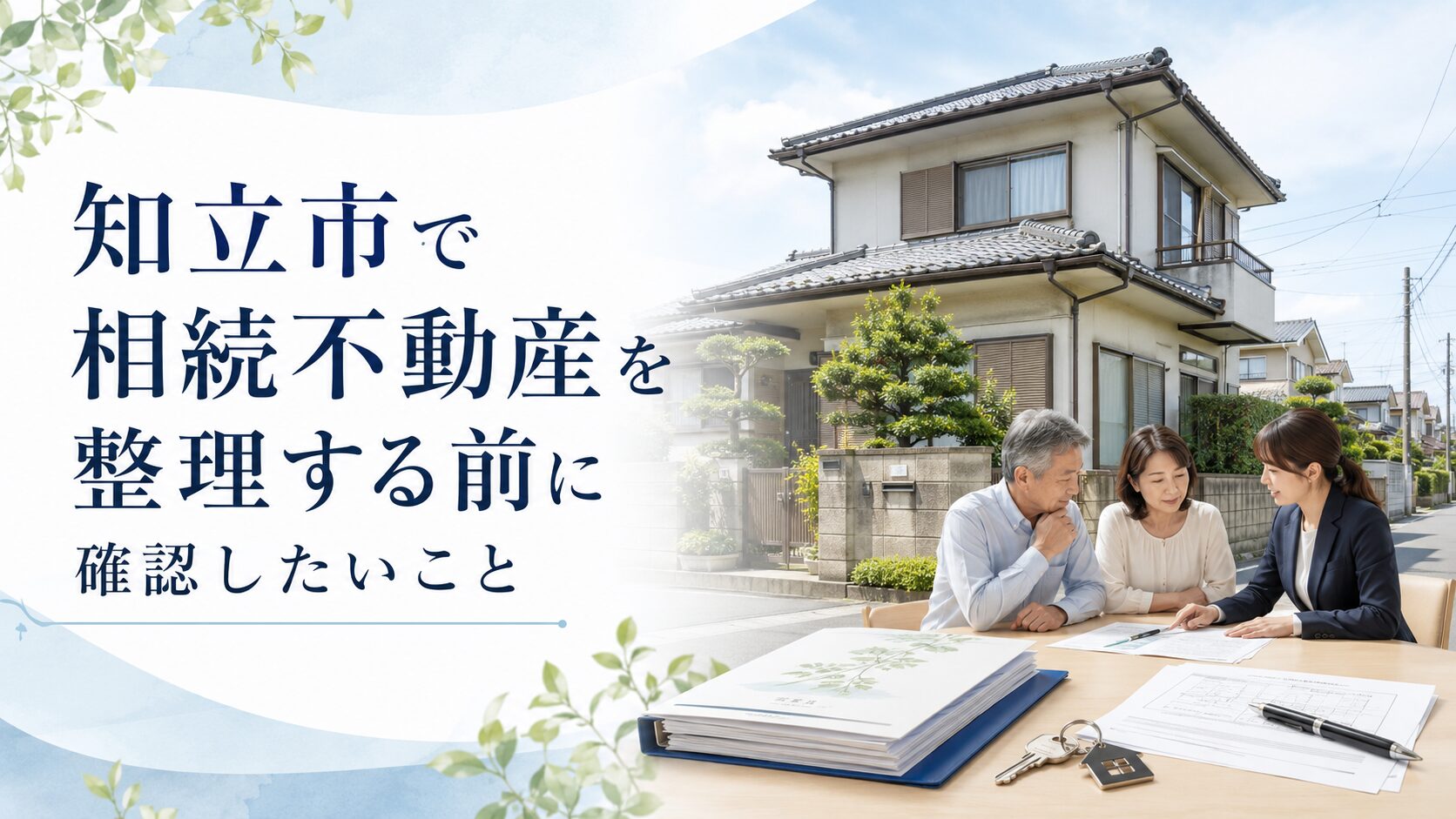 知立市で相続不動産を整理する前に確認したいこと
