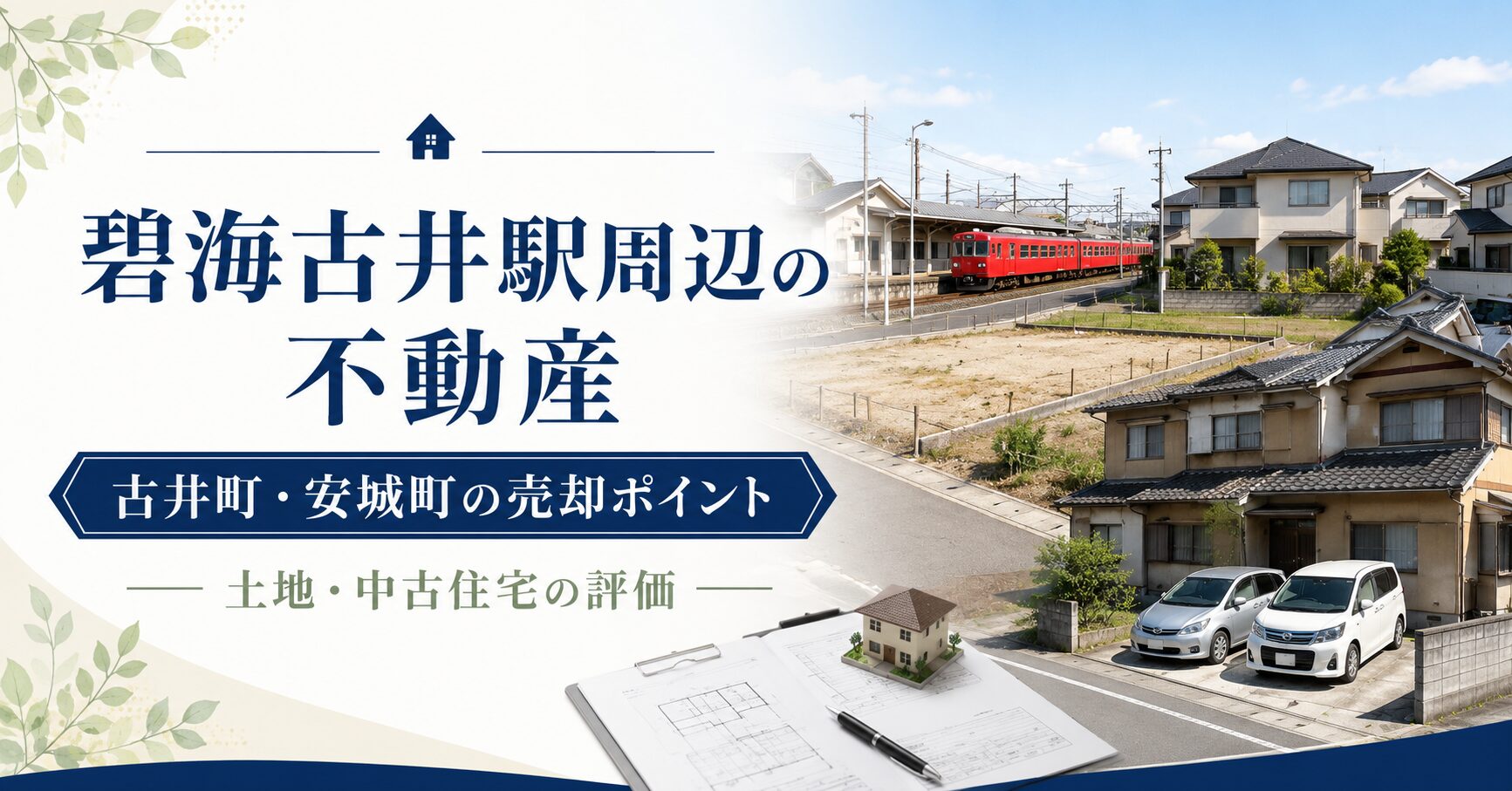 碧海古井駅周辺の不動産はどう評価される？古井町・安城町の売却ポイント
