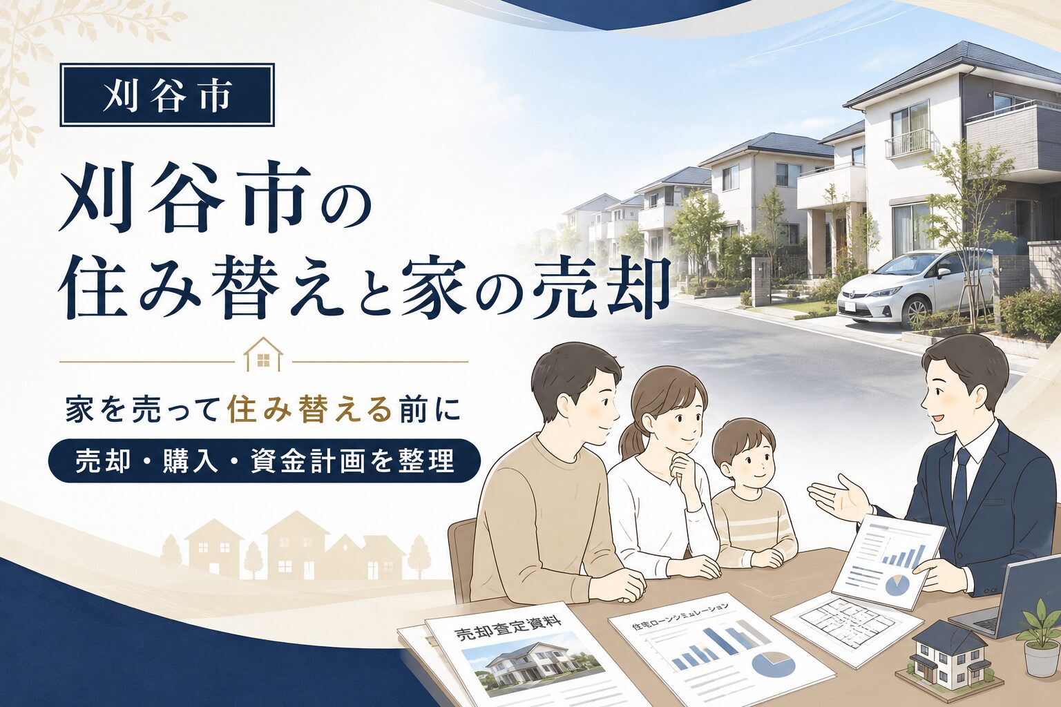 刈谷市の住み替えと家の売却
